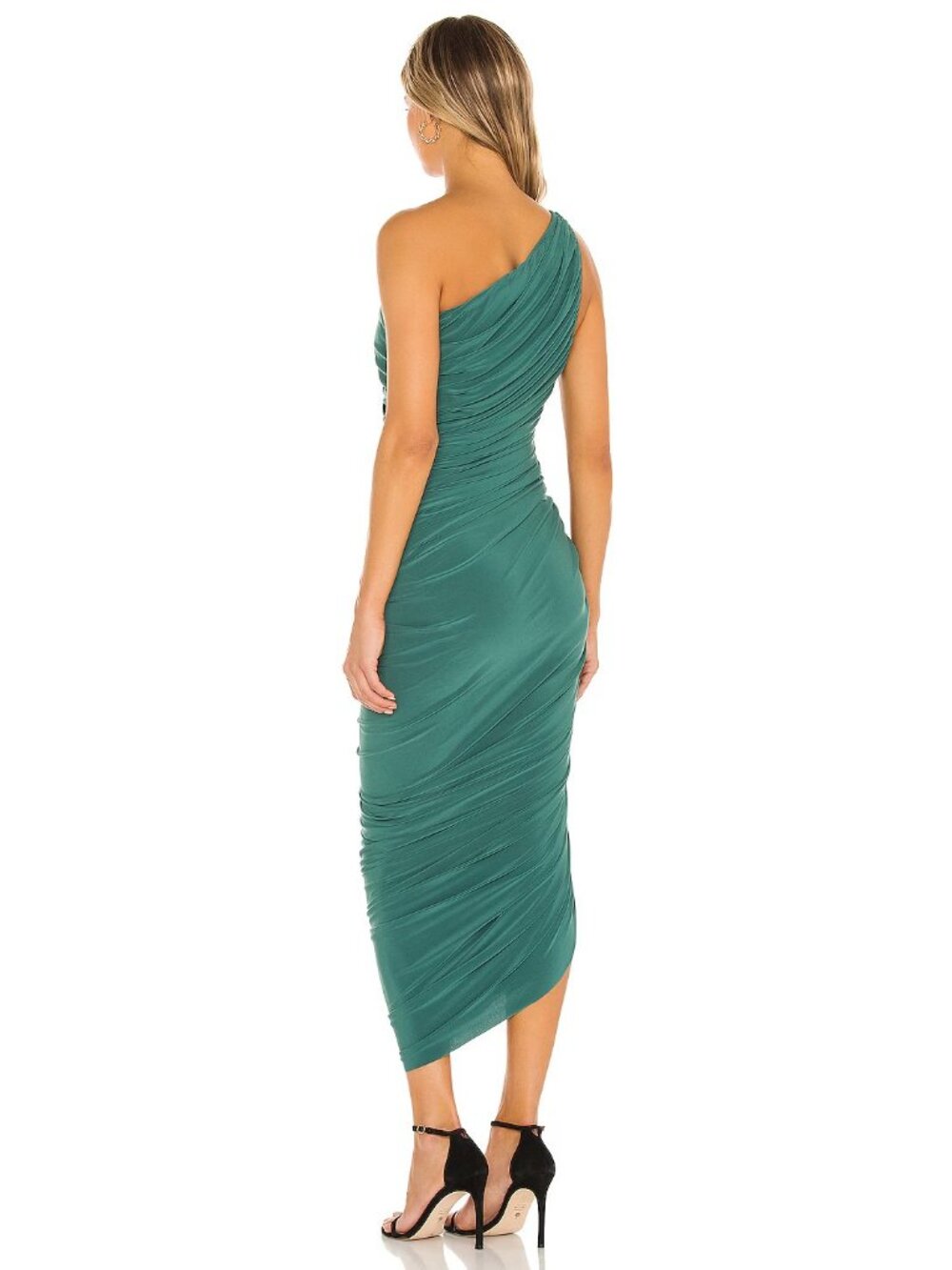 Norma Kamali Diana Gown Mountain Green - Picture 3 of 3